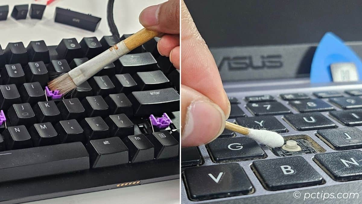 cleaning keys