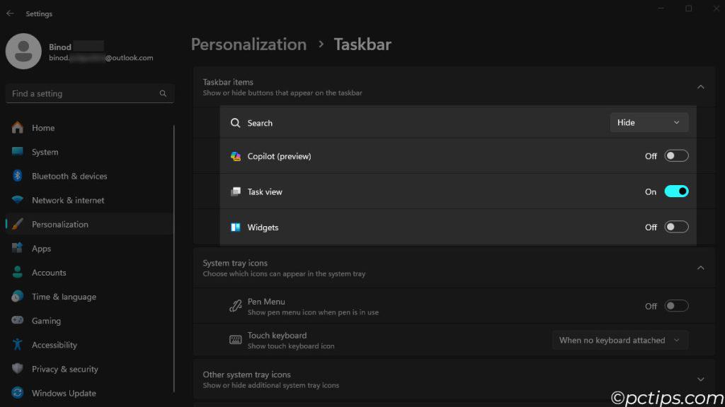 Customize-the-Taskbar