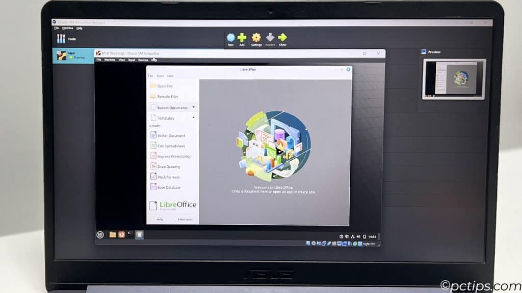 Linux-Mint-Running-on-a-Virtual-Machine