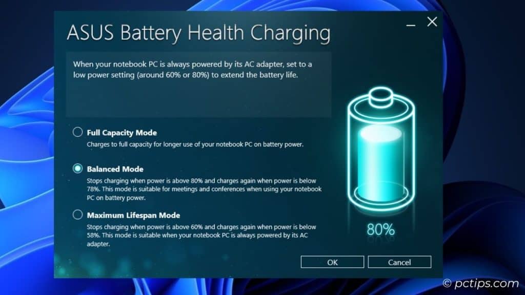 asus battery health charging