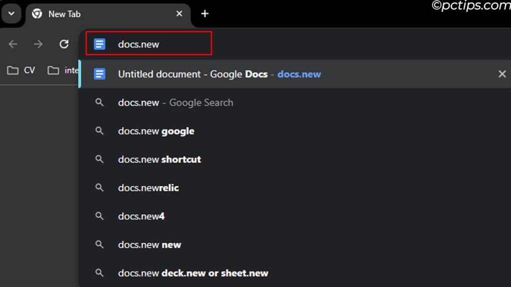 directly create new docs