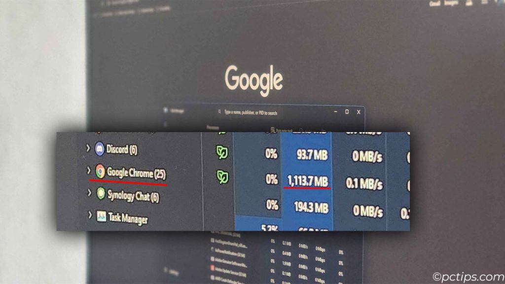 google chrome high memory usage