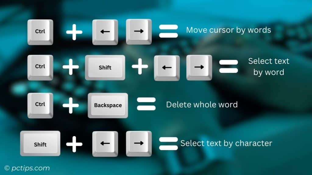 shortcuts for typing faster