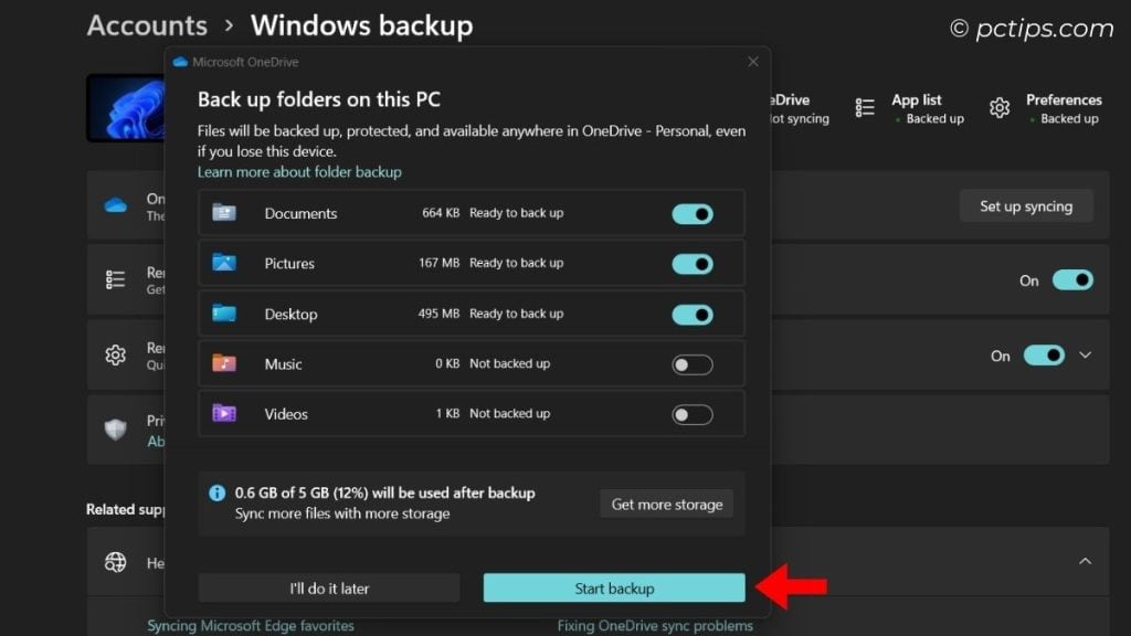 windows backup