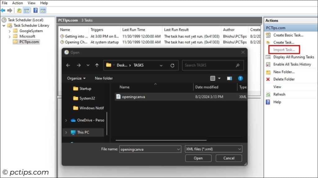 importing-task-in-windows-task-scheduler