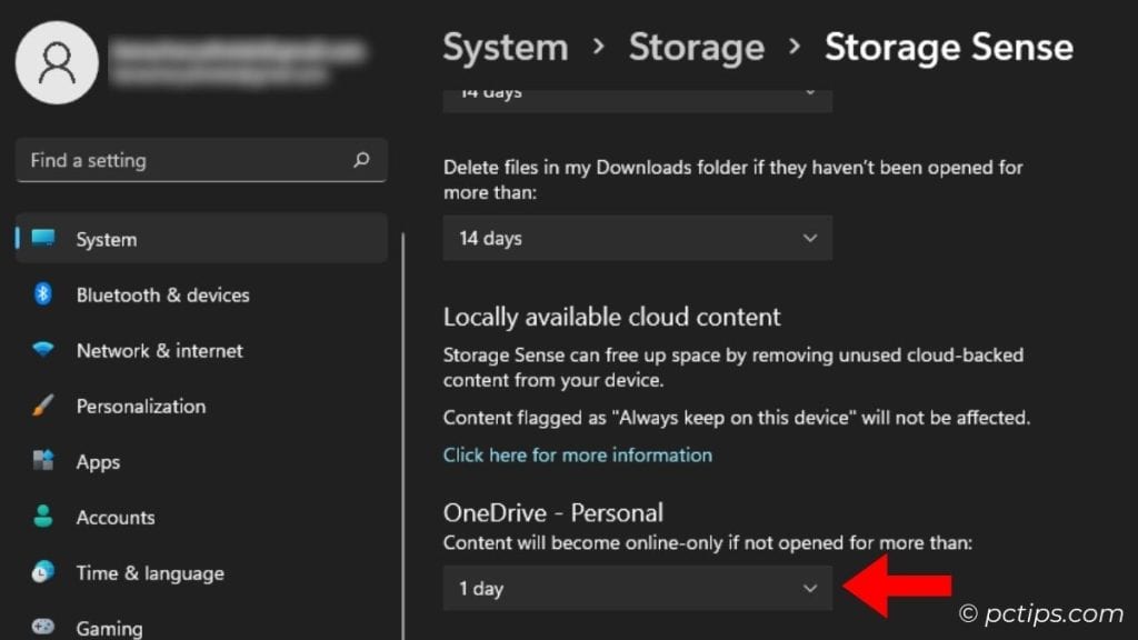 manage locally available cloud content